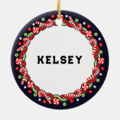 Veldhockey-feestdag cadeau keramisch versiering keramisch ornament (Achterkant)