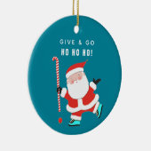 Veldhockey-feestdag cadeau keramisch versiering ornament (Rechts)