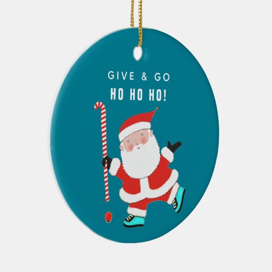 Veldhockey-feestdag cadeau keramisch versiering ornament (Rechts)