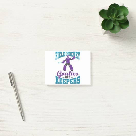 Veldhockey Goalies zijn keepers Post-it® Notes (Kantoor)