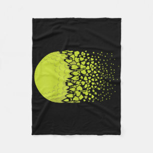 Veldhockey Grafisch Vrouwen Meisje Hockey Hart Vel Fleece Deken