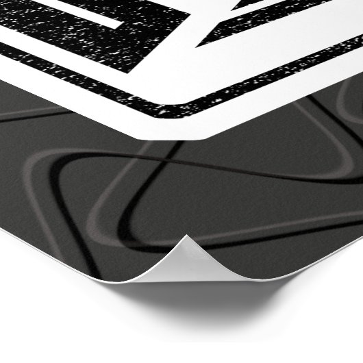 Veldhockey, hit en stopt nooit met afdrukken poster (Hoek)