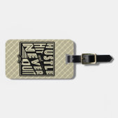 Veldhockey Hustlie Hit & Nooit met Label bagage st Bagagelabel (Voorkant horizontaal)