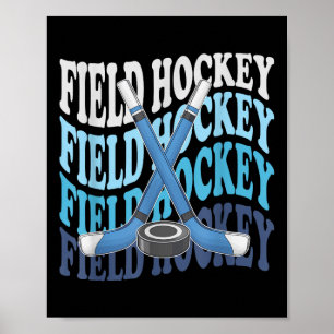 Veldhockey IJshockey Speler IJshockey Fan Poster