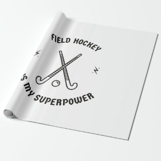 Veldhockey is mijn superkracht cadeaupapier