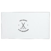 Veldhockey is mijn superkracht kussensloop (Voorkant)