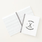 Veldhockey is mijn superkracht notitieboek (Binnen)