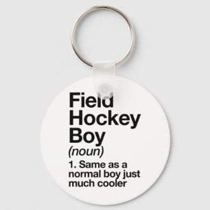 Veldhockey Jongen Definitie Grappige Sport Sleutelhanger