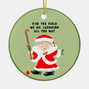 Veldhockey Kerst Collectie Keramisch Ornament