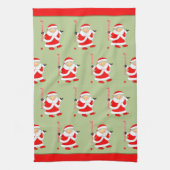 Veldhockey Kerst Theedoek (Verticaal)