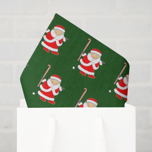 Veldhockey Kerst Tissue Papier (Cadeauzakje)