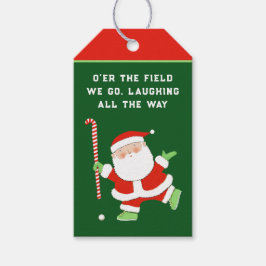 Veldhockey-kerstcadeaus voor kerstcadeaus cadeaulabel