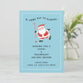 Veldhockey-kerstkaarten (Staand voorkant)