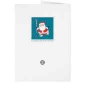 Veldhockey-kerstkaarten (Achterkant)