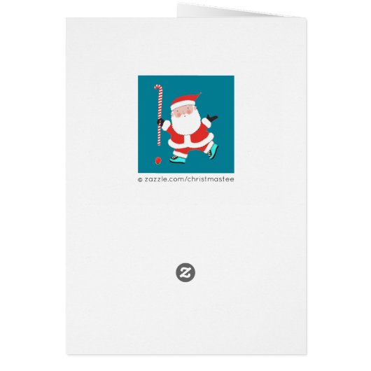 Veldhockey-kerstkaarten (Achterkant)