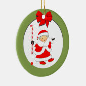 Veldhockey Kerstmis 2025 Collectible Keramisch Ornament (Rechts)