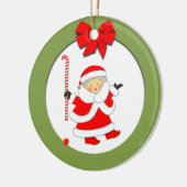 Veldhockey Kerstmis 2025 Collectible Keramisch Ornament (Links)