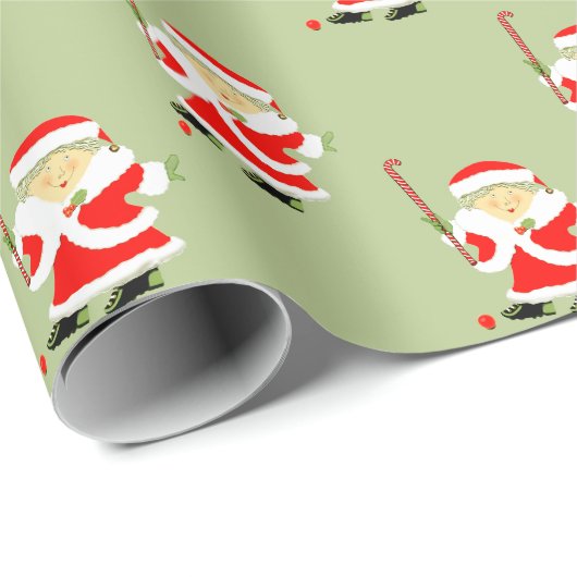 Veldhockey Kerstmis Cadeaupapier (Rol Hoek)