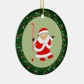 Veldhockey Kerstmis Collectible 2023 Keramisch Ornament (Rechts)