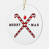 Veldhockey Kerstmis Keramisch Ornament (Links)