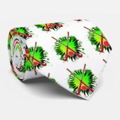 Veldhockey-knop en kogelspiegel stropdas (Opgerold)