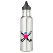 Veldhockey Love Water Bottle Waterfles (Links)