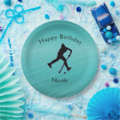 Veldhockey Meisjes Verjaardagsfeest Papieren Borde Papieren Bordje (Feest)