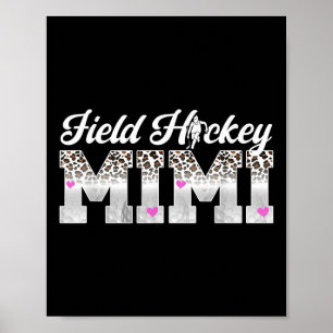 Veldhockey Mimi Luipaard Mimi Van Een Veldhockeysp Poster