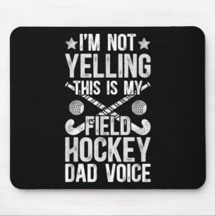 Veldhockey Papa Stem Papa Van Een Veldhockeyspeler Muismat