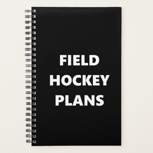 Veldhockey Planner Sportplatenvelhockey-plannen (Voorkant)