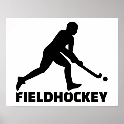 Veldhockey Poster (Voorkant)
