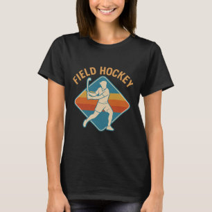 Veldhockey Retro Sport Vintage Stijl T-shirt
