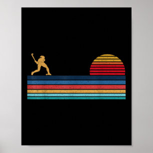 Veldhockey Retro Vintage _1 Poster