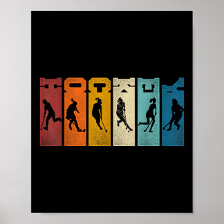 Veldhockey Retro Vintage Hockey _1 Poster