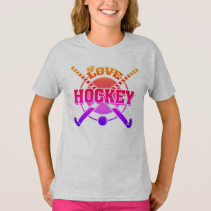 Veldhockey-spelers Kleur T-shirt