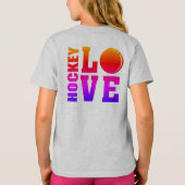 Veldhockey-spelers Kleur T-shirt (Achterkant)