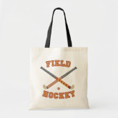 Veldhockey-teken Tote Bag (Voorkant)