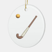 Veldhockey-toets & Ball Keramisch Ornament (Links)