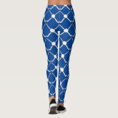Veldhockey-toets, Ball, Monogram, teamkleur Leggings (Achterkant)