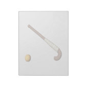 Veldhockey-toets & Ball Notitieblok (Linkerzijde)