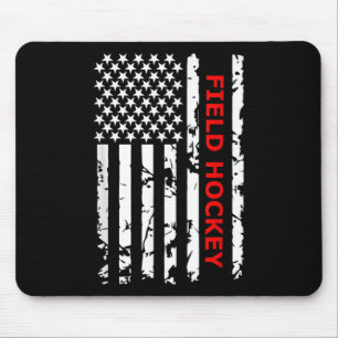 Veldhockey Usa Vlag Voor Amerikanen Vrouwen Kinder Muismat