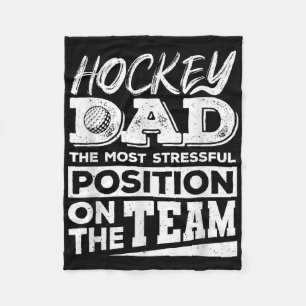 Veldhockey vader shirt mannen veldhockey liefhebbe fleece deken