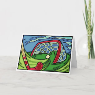 Veldhockey-Wenskaarten Kaart