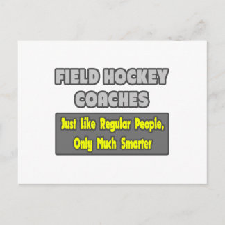 Veldhockeycoaches .. slimmer briefkaart