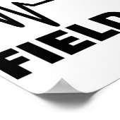 Veldhockeyfrequentie Poster (Hoek)