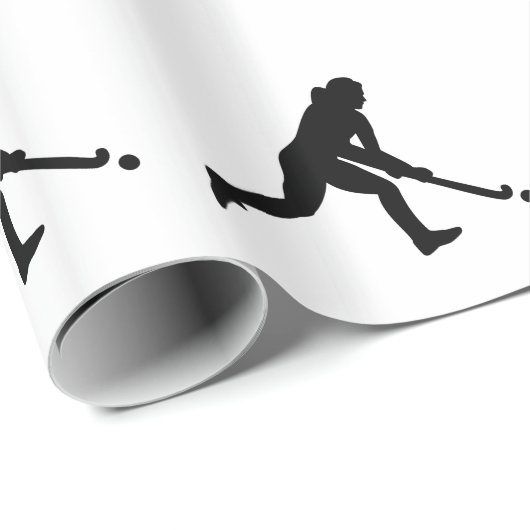 Veldhockeymeisje Cadeaupapier (Rol Hoek)