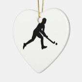 Veldhockeymeisje Keramisch Ornament (Links)