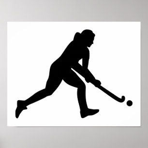 Veldhockeymeisje Poster