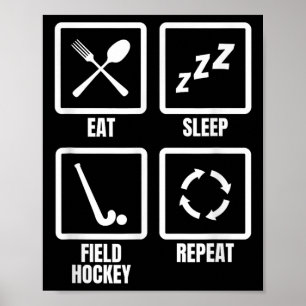 Veldhockeyroutine  poster