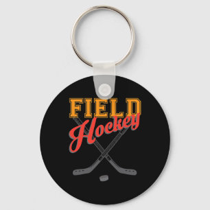 Veldhockeyspeler Coach Sportliefhebber Hockeyfan P Sleutelhanger